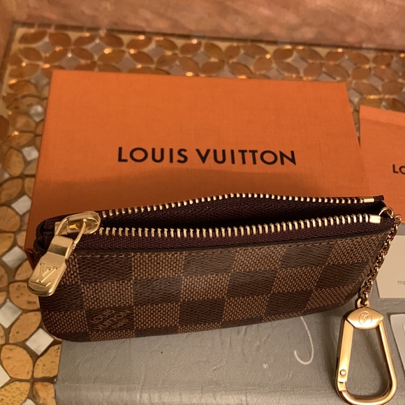 Brand New!! Authentic Louis Vuitton Damier Ebene CanvasCoin Pochette/ Key Pouch. - Picture 6 of 14